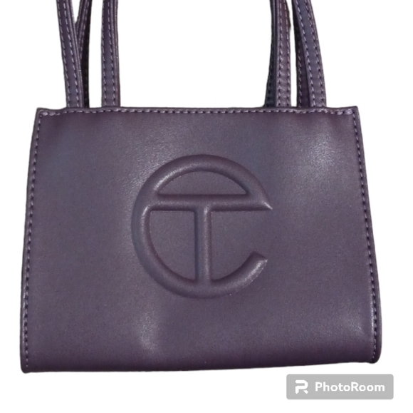 SOLD Telfar Small Shopping Bag Eggplant - Picture 3 of 15